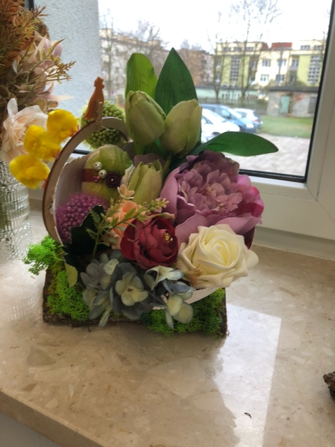 zajęcia praktyczne w pracowni florystycznej