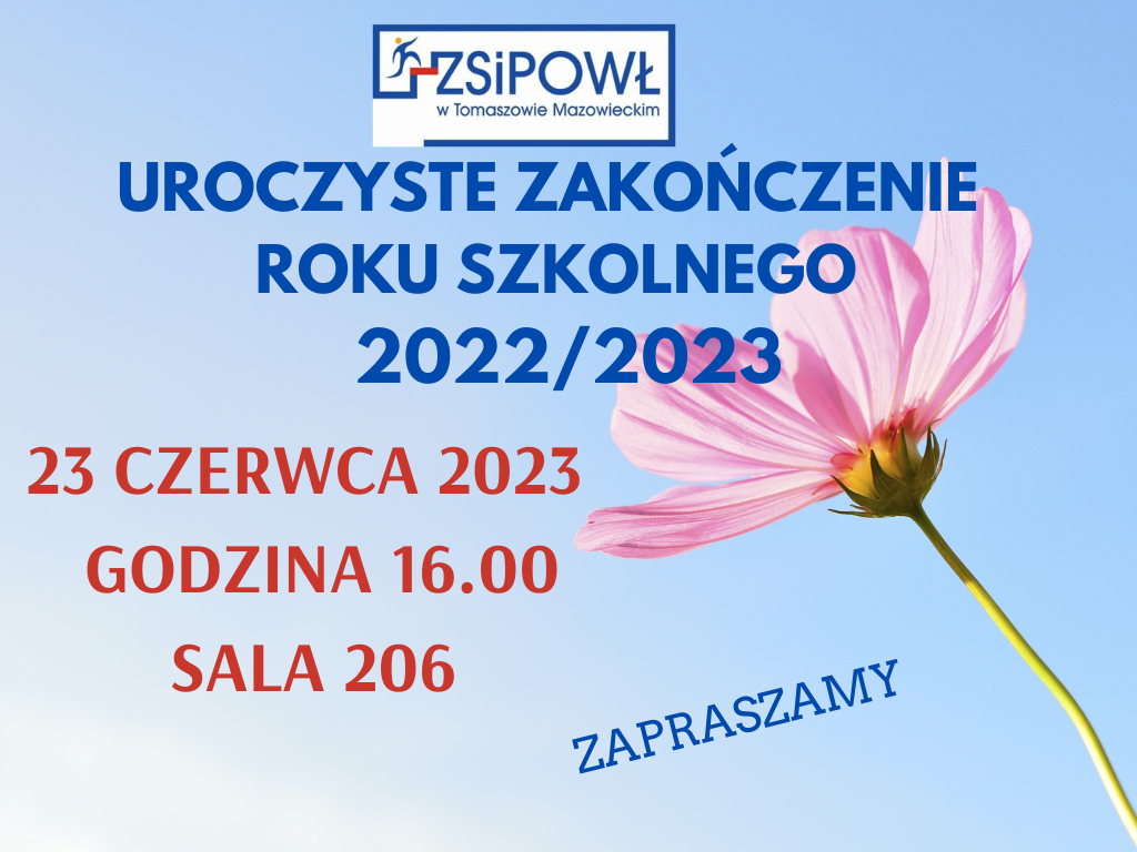 Zakończenie roku szkolnego