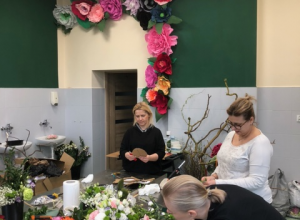 Zajęcia praktyczne na kierunku Florysta.