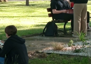 Czytanie w przestrzeni publicznej - spotkanie na terenie Zepołu Szkół i Placówek Oświatowych Województwa Łódzkiego