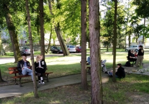 Czytanie w przestrzeni publicznej - spotkanie na terenie Zepołu Szkół i Placówek Oświatowych Województwa Łódzkiego