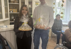 Spotkanie wielkanocne w Domu Pomocy Społecznej.