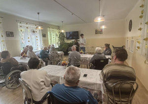 Spotkanie wielkanocne w Domu Pomocy Społecznej.