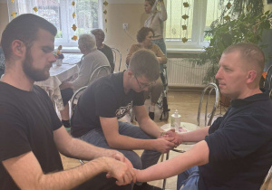 Spotkanie wielkanocne w Domu Pomocy Społecznej.