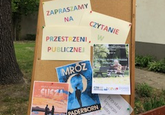 „Czytanie w Przestrzeni Publicznej”.