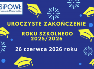 26 czerwca 2026 roku - zakończenie roku szkolnego.